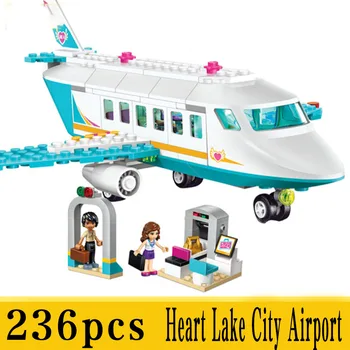 

Girl Friends Series SY807 Heartlake Private Jet Building Block Plane Brick Olivia Matthew Compatible With Lepining 41100 Toys