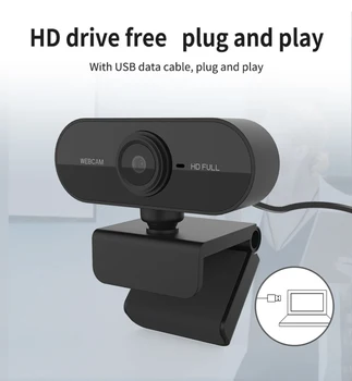 

Mini HD 1080P Webcam Computer PC WebCamera With Microphone Rotatable Cameras For Live Broadcast Video Calling Conference Work