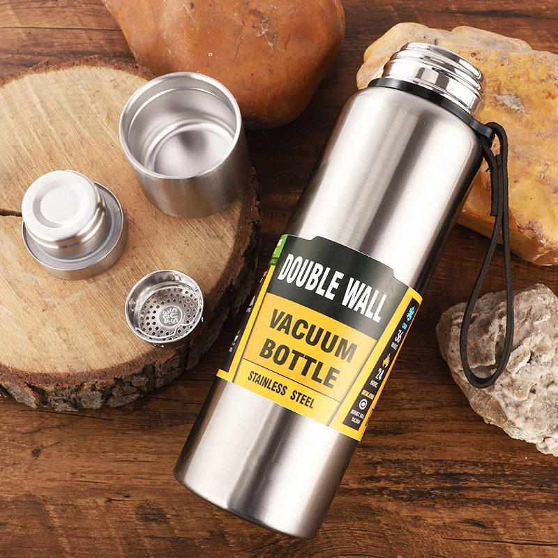 0.5-1.5l Large Capacity Stainless Steel Thermos Portable Vacuum