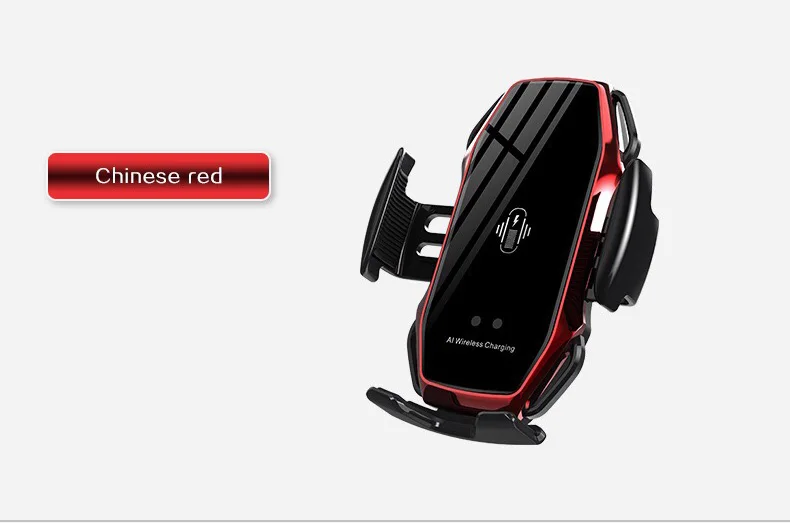 FLOVEME Qi Car Wireless Charger For iPhone Samsung Xiaomi Car Mount Infrared Induction Fast Wireless Charging Car Phone Holder phone stand for bike