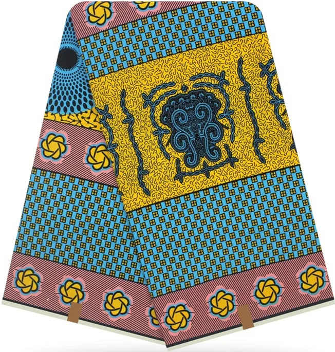 african fabric african wax prints fabric for patchwork real wax high quality 6yards cotton fabric ankara fabric for dress HH-D3