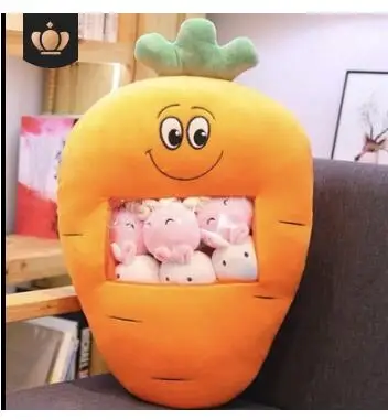 Christmas A Plushie Bag Pudding Toys Mini Animals Doll Sakura Bunny Hamster Penguin Bear Chick Strawberry Dog Cat Pig Plushie - Color: 40cmx50cm (8pcs)