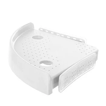

Potable Vacuum Suction Cup Triangular Bath Shelf High-Capacity No Trace Bathroom Storage Rack Kitchen Holder