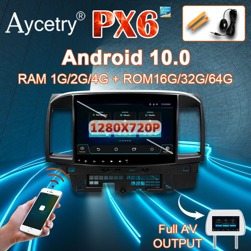 10 1 ''IPS экран DSP автомобильное радио 2 Din Android GPS радиорадио аудио для Mitsubishi lancer 2014