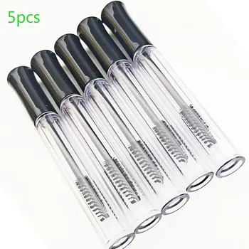 

5pcs 5ml black empty mascara tube mascara vial container cap liquid eyelash makeup tool