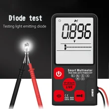 Умный Автоматический цифровой мультиметр 3,5 дюймов Большой экран дисплей сопротивление напряжения инструмент ADMS9 GQ999