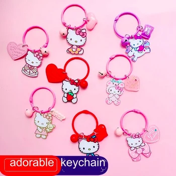 

100pcs Cartoon Adorable Animal Keychain For Girls Women Key Chains wholesale Ring Bag Pendent Charm Kids Toys girls party favors