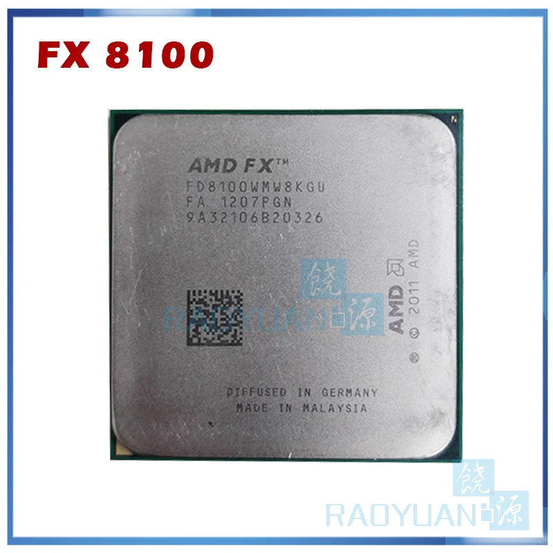 Amd fx series FX 8100 fx 8100 2.8 ghz processador cpu de oito núcleos ...
