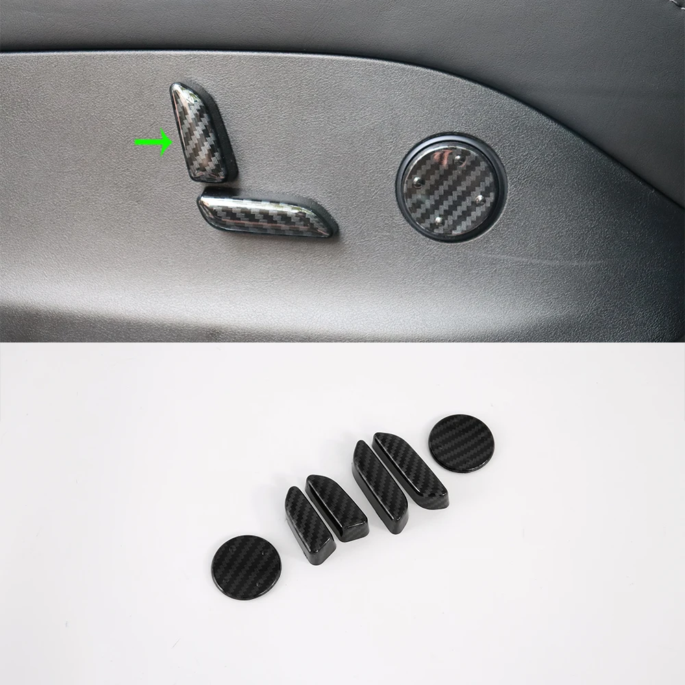Car Accessories Interior ABS Car Seat Adjustment Button Switch Cover Trim For Tesla Model X Car Styling