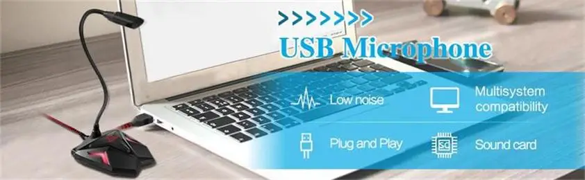 FELYBY USB микрофон для компьютера, Plug& Play Настольный многонаправленный ПК конденсаторный микрофон для записи, игр, подкачки, YouTube