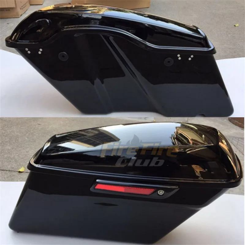Мотоциклетная багажная коробка топ чехол жесткий седельная сумка для Touring Road King Road Glide Street Glide