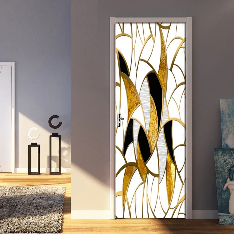 Наклейка на дверь сделай сам настенная бумага в скандинавском стиле наклейки