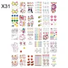 30pcs/20pcs set Fake Tattoo Sticker Art Temporary Tattoos on the Body Waterproof  XuanYa Colorful Heart Temporal Tattoos ► Photo 3/6