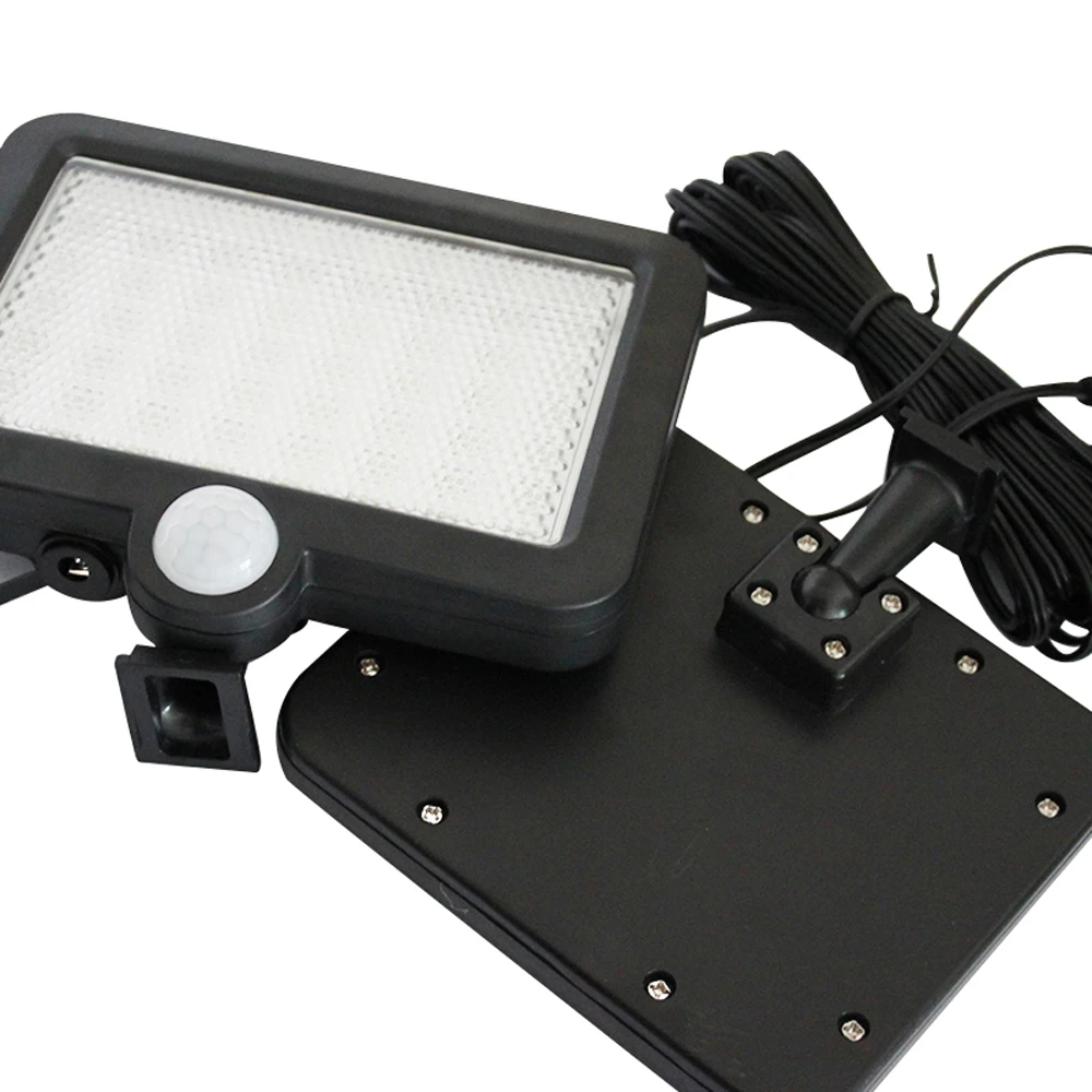56LED Открытый солнечной энергии настенный светильник сад датчик движения солнечный светильник водонепроницаемый IP65 Открытый безопасности путь света