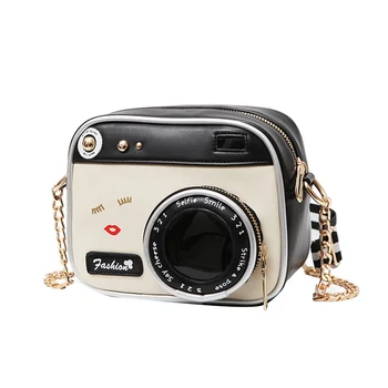 

LJL-New female tide shoulder bag retro bag fashion camera shoulder bag small party handbag chain Messenger bag