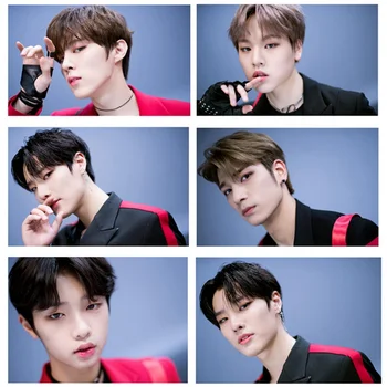 

Newest X1 XONE New Album QUANTUM LEAP Crystal Card Sticker 24 Pcs/set Kpop Fashion Flash Card Sticker