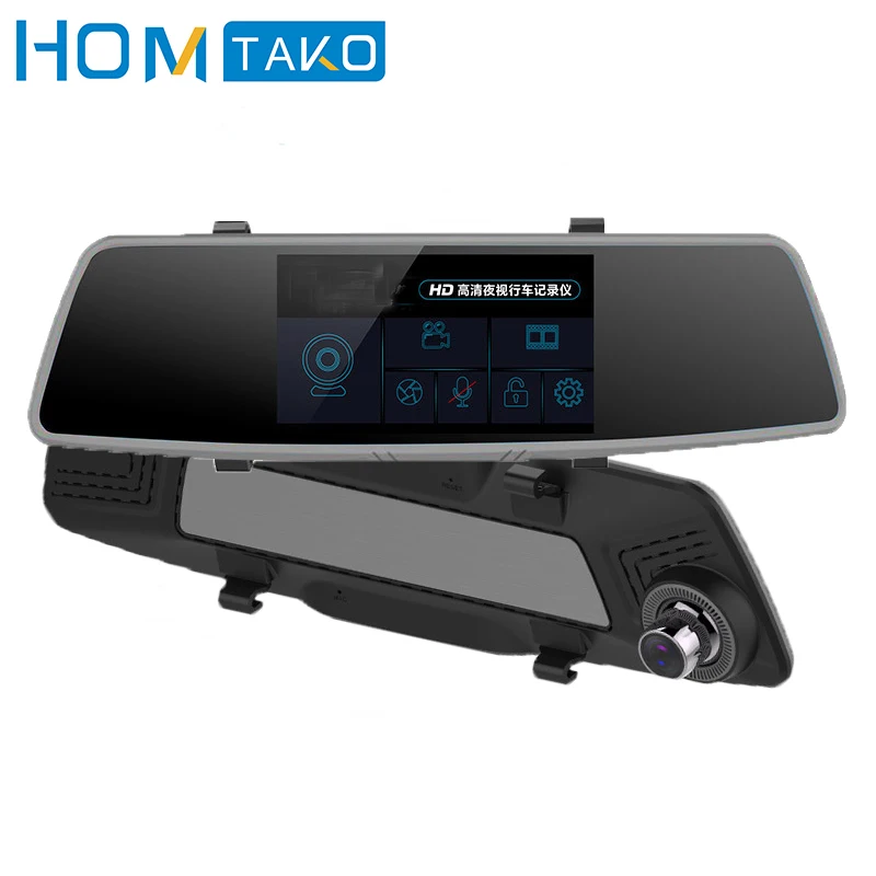 

Car DVR 6.0 Touch Screen 1080P Full HD Dual Lens RearView Dash Cam Vehicle Monitor Video Recorder Camera Auto Detector Camcorder