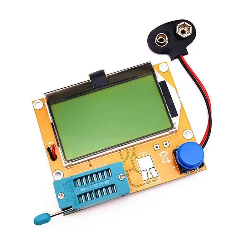 Цифровой транзистор тестер MOS/PNP/NPN LCR 12864 9V с ЖК экраном|Модули для умного дома| |