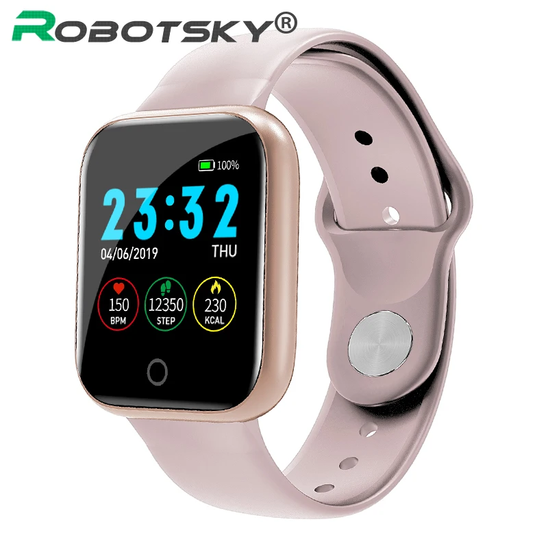  2019 Hot Sale I5 Smart Watch Waterproof Heart Rate Monitor Fitness Tracker Pedometer Call Reminder  - 4000182534390