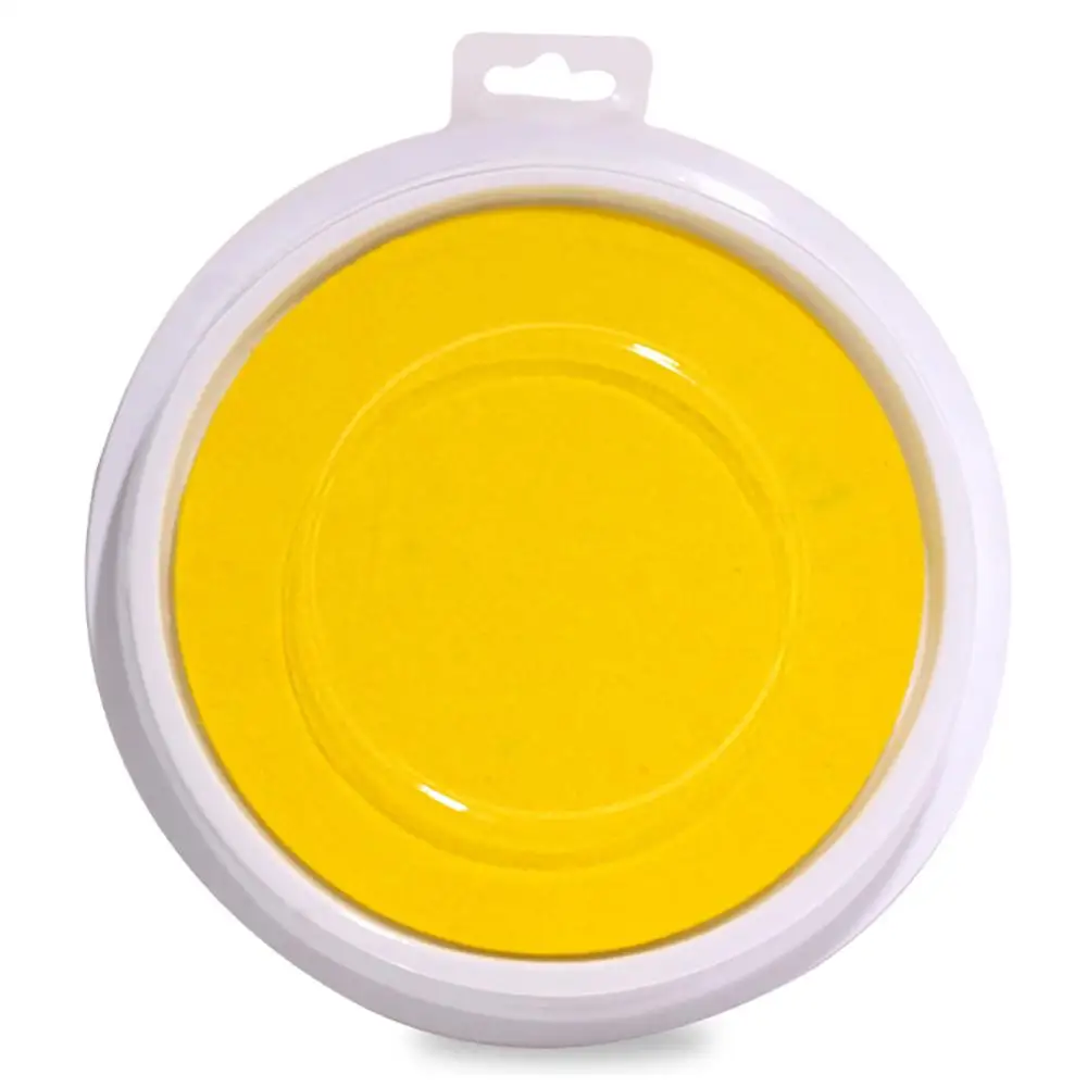 yellow Забавная чернильная прокладка для печати DIY Finger Painting Craft Cardmaking для детей Монтессори Рисование 0-12 месяцев Детские игрушки - Цвет: yellow