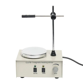 

110V/50Hz 78-1 Magnetic Stirrer Heating Mixer Hot Plate Magnetic Stirrer Machine 1000ML US Plug
