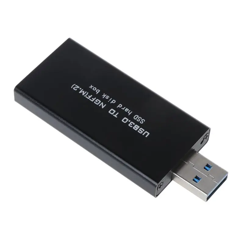 USB3.0 к NGFF корпус внешний NGFF M.2 SSD к USB 3,0 чехол для M.2 NGFF B+ M ключ 2242 42 мм SSD адаптер