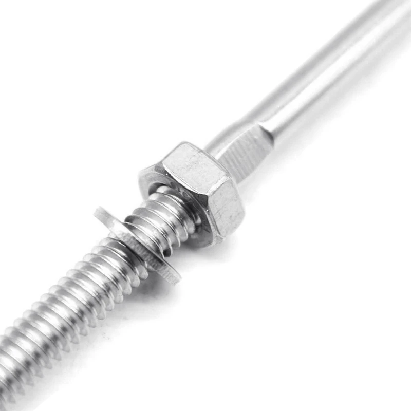 50 шт. перила из нержавеющей стали для натяжителя кабеля с резьбой для 1/8 дюймового кабельного провода(50 шт. в упаковке