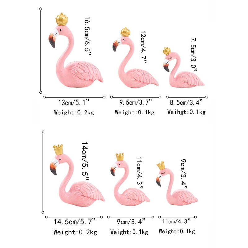 Смола Фламинго Статуэтка Фламинго ремесла Фламинго пара статуя рабочего стола офисное украшение подарок для свадьбы дня рождения