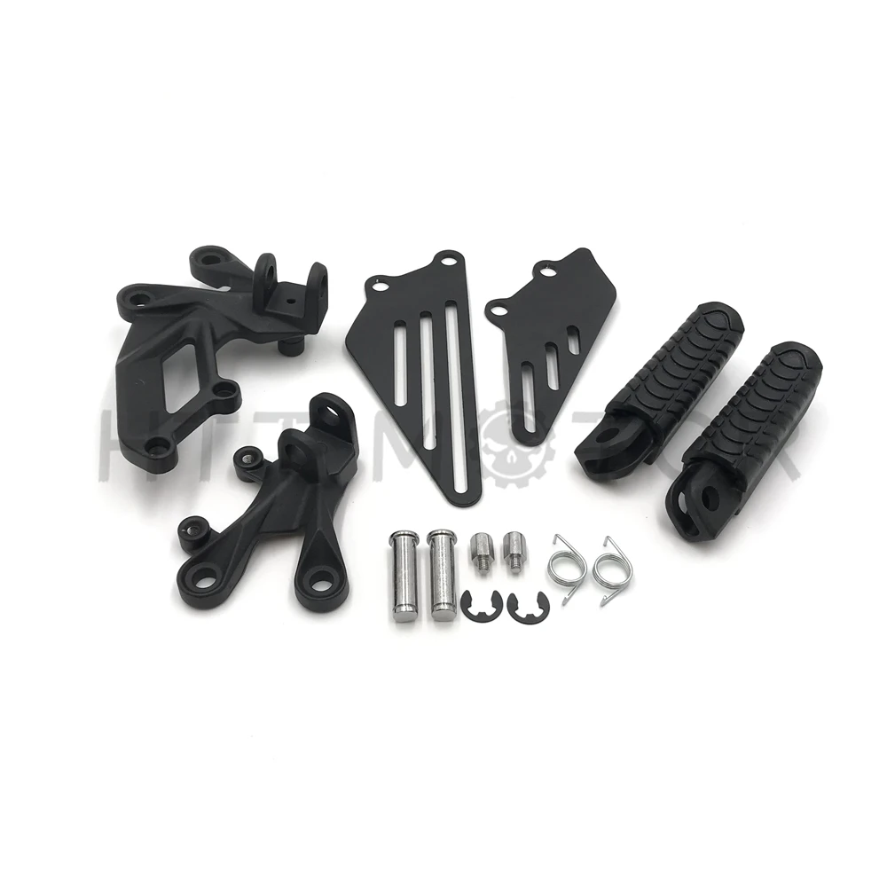 Aftermarket мотоциклетные части Передняя подножка набор для KAWASA NINJA ZZR1400 ZX14R 2006- 08 09 12 черный - Цвет: MT390-040-BK