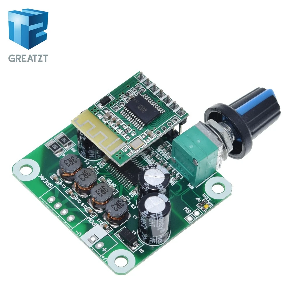 Bluetooth 4,2 TPA3110 15 Вт + 15 Вт Цифровой стерео аудио усилитель мощности плата модуль 12В 24В автомобиль для USB динамик, портативный динамик|Интегральные схемы| | АлиЭкспресс