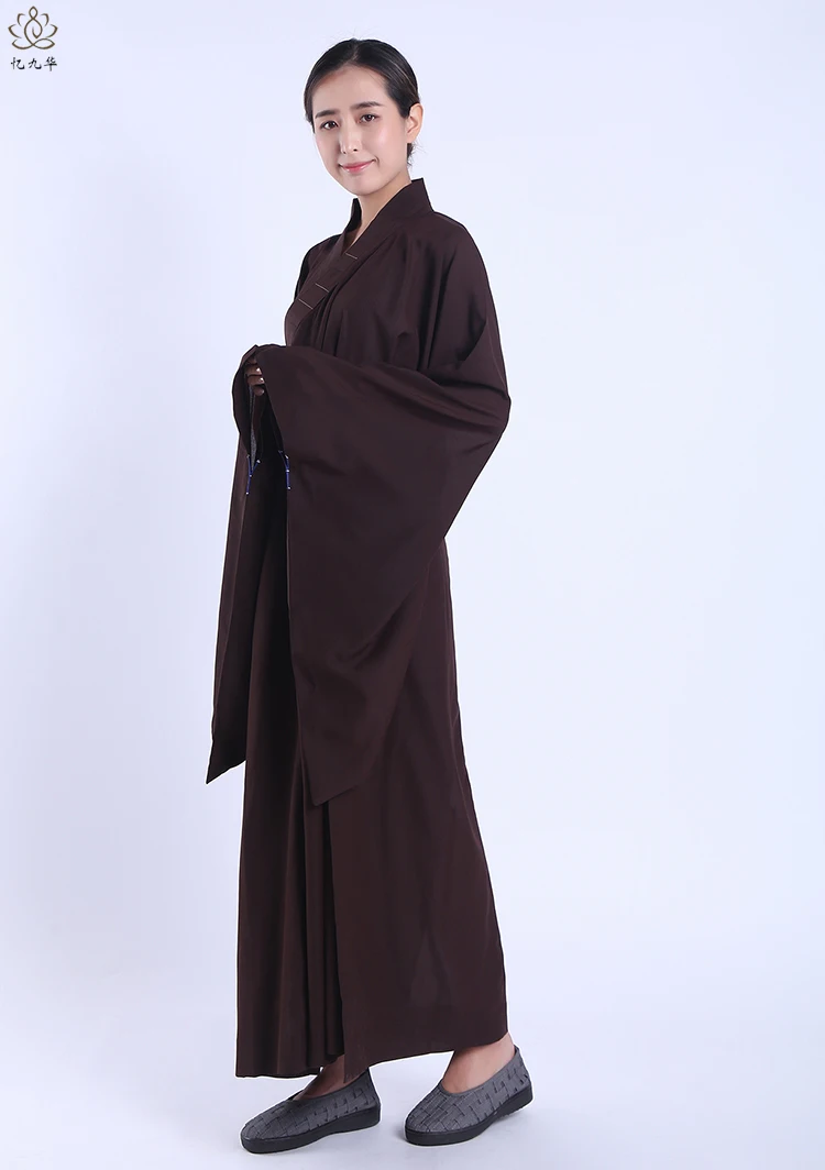 Медитация дзэн Шаолинь Hanfu Китайская традиционная Костюмы s для костюм монаха буддийская одежда костюм священника даосизм Тибетский одежда