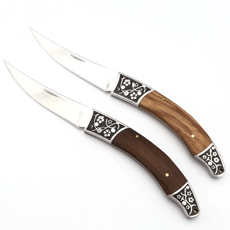 Складной охотничий нож дамасский Карманный карманный нож для выживания EDC многоуровневые складные ножи высокой твердости ножи твердости EDC Открытый