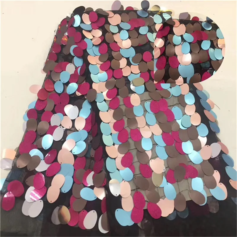 

New arrival african lace fabrics high quality multicolor cord lace guipure lace fabric for party dress 3d sequin lace fabric