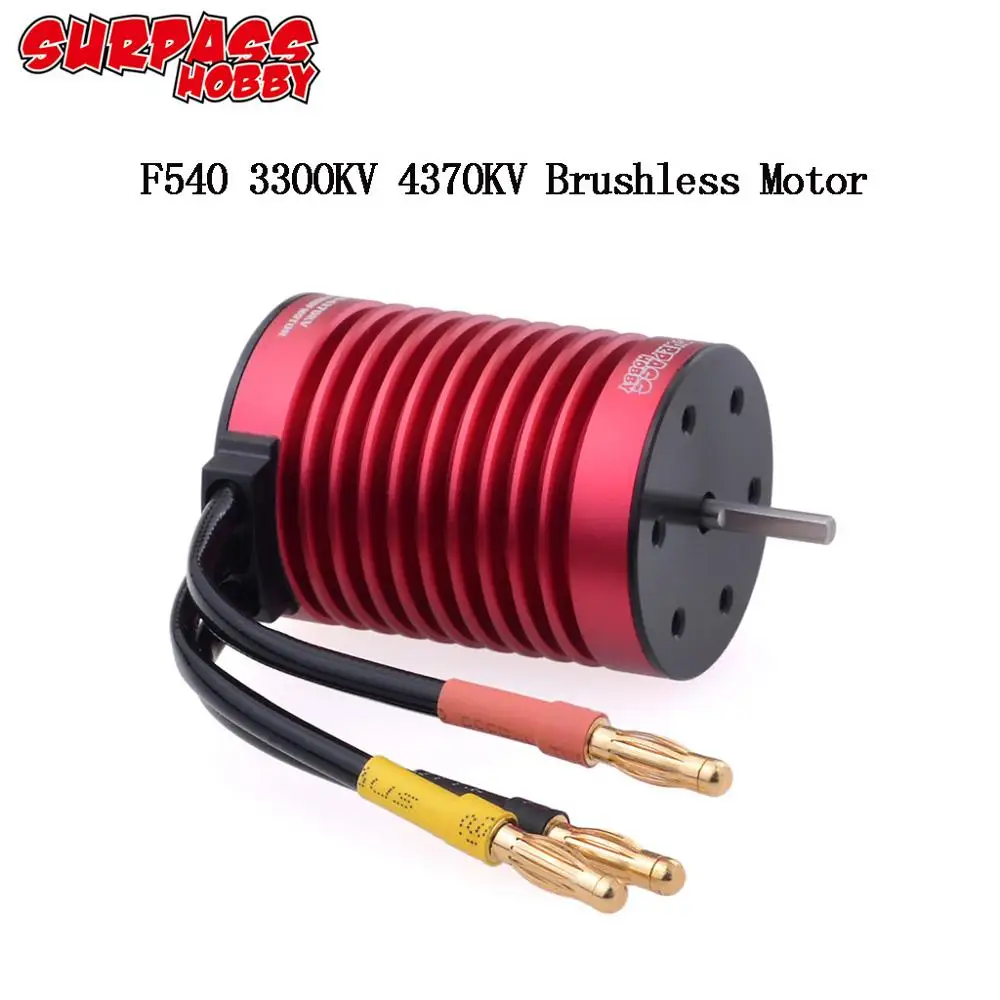 SURPASSHOBBY KK F540 3300KV 4370KV бесщеточный двигатель для 1/10 RC Tamiya Axial Redcat HSP Drift Racing