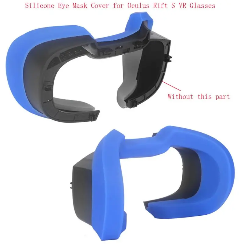 New Soft Anti-sweat Silicone Eye Mask Case Cover Skin for Oculus Rift S VR Glasses Accessories