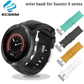 

wrist band for Suunto 9 baro smart watch accessories silicone sport wristband replacement strap for Suunto 9 watch bracelet loop