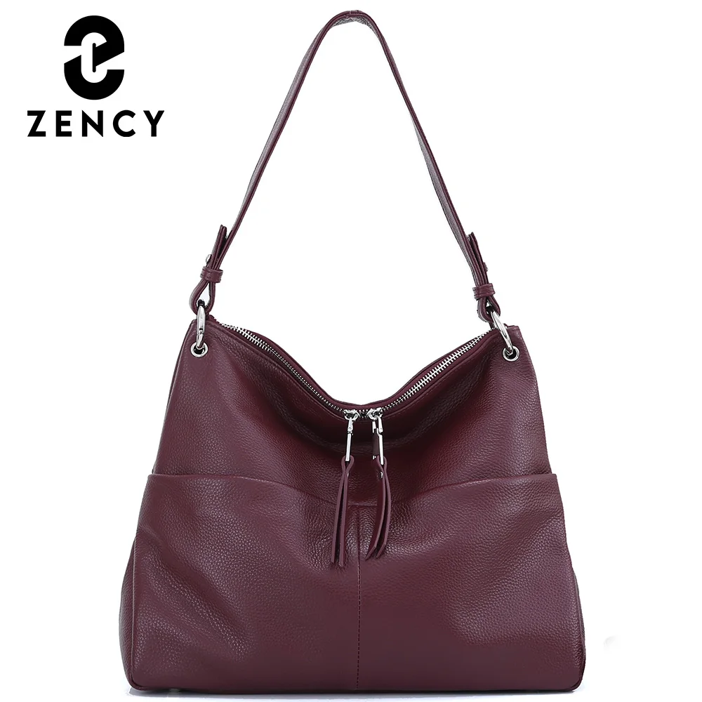 Zency мягкая сумка из воловьей кожи Классическая модная на плечо многофункциональная женская через плечо| |