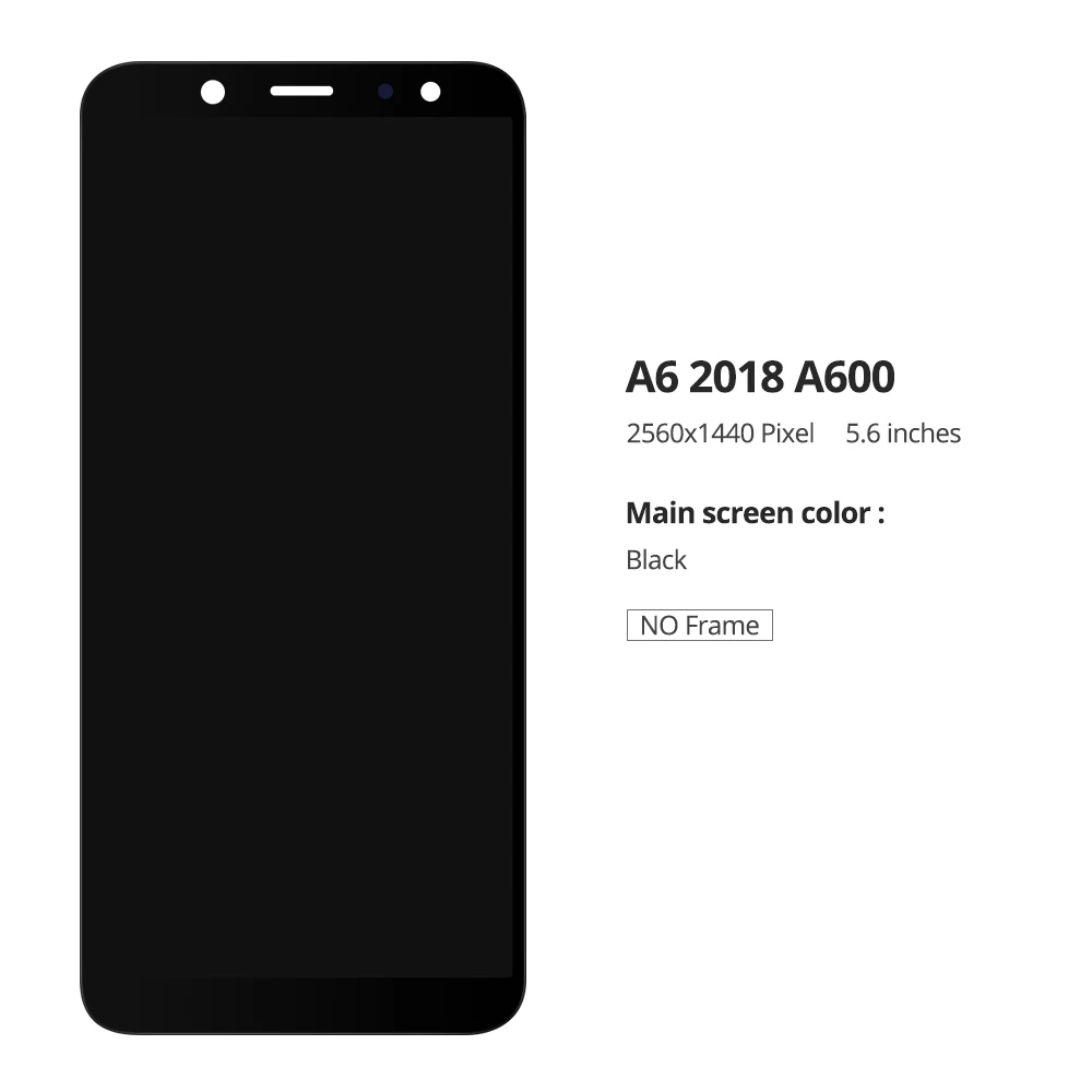 OLED ЖК-дисплей для SAMSUNG Galaxy A6 A600 ЖК-дисплей A600F A600FN A600G ЖК-дисплей модуль+ сенсорный экран дигитайзер сенсор в сборе