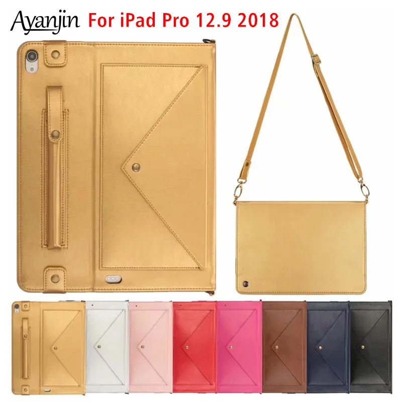 Чехол для планшета для нового iPad Pro 12,9 a1983a2014 Роскошный кожаный чехол с принтом Funda с держателем карандаша+ пленка