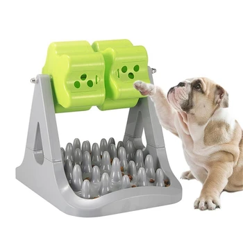 

Pet Roller Feeder Puppy Interactive Slow Feed Dispenser Dog Treat Puzzle Toy Fun Bowl Cat Shaking Leakage Food Container