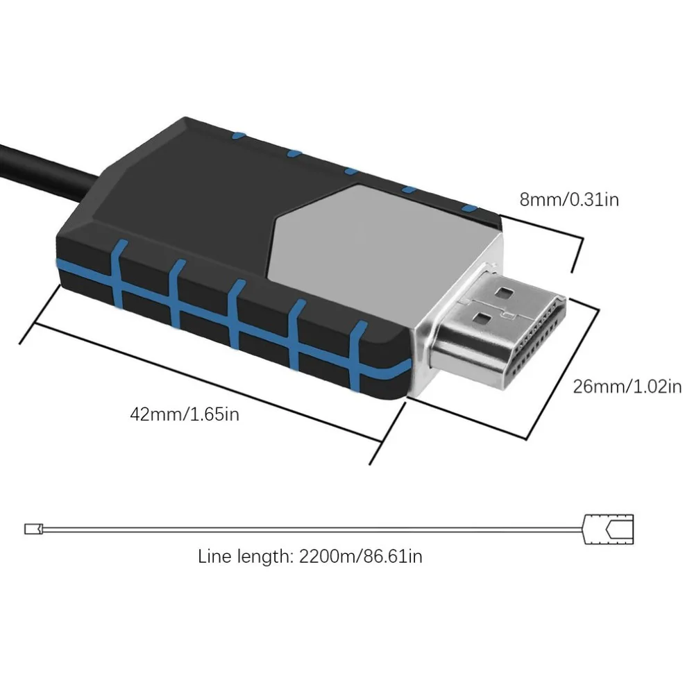 MHL usb type C к HDMI 1080P HD ТВ кабель адаптер для Android телефонов для samsung аудио-видео провод