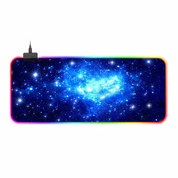 

GMS-X3 350x250x3mm Star Version Colorful Symphony Glowing Mouse Pad Gaming Mouse Pad Soft Non-Slip Rubber Base Mouse Mat