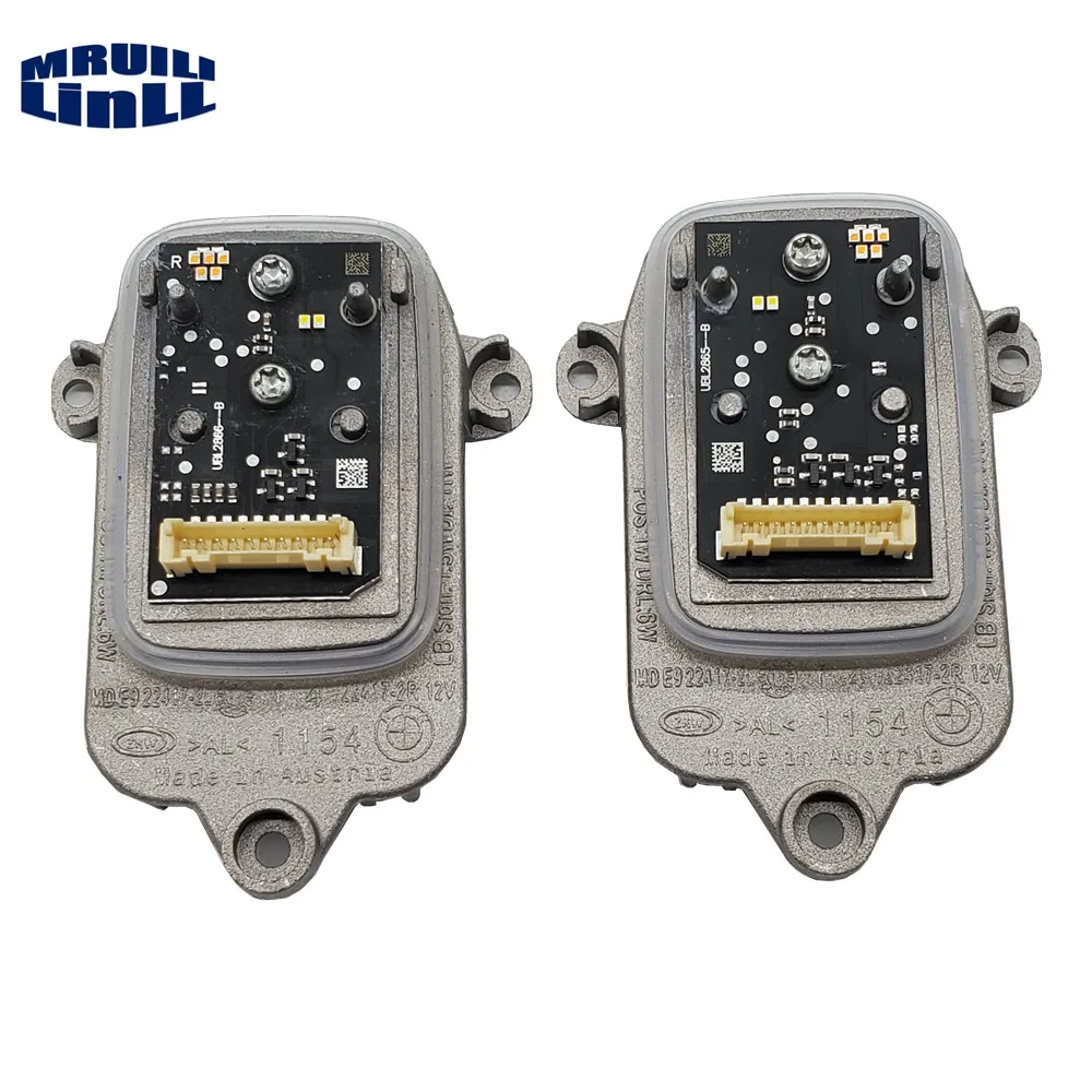 1 Set NEW Headlight LED Module DRL Module White Color OE 63119498409 63119498410 For BMW 7 series G12 G11 LCI 2019-2021 detail image 1
