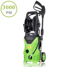 Мойка высокого давления, мойка для автомобиля, 1800 Вт, мощный фунтов/кв. дюйм, гр./кв. дюйм, распылитель, бутылка для моющего средства, турбо, шланг для мытья воды