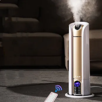 

4.1-6L Remote Control Ultrasonic Air Aroma Humidifier With 1 Color LED Lights Electric Aromatherapy Essential Oil Aroma Diffuser