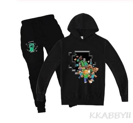 2 шт./комплект детские толстовки с капюшоном и принтом | Детская одежда обувь