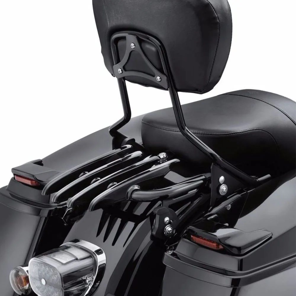 Sissy бар съемная спинка багажная стойка для Touring Road King CVO дорожный скользящий уличный скользящий Electra Glide FLTRUSE 2009