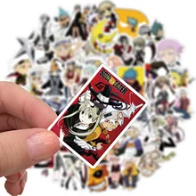 

50PCS Anime Soul Eater Stickers Motorcycle Travel Luggage Guitar Fridge Laptop Classic Toy Graffiti Sticker