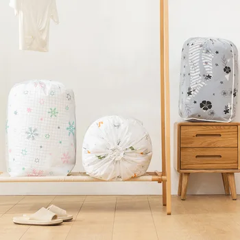 

2420 Drawstring Top Quilt Storage Bag Home Moving-Clothes Bag Household Large Size Moisture-Proof Blanket Organizing Folders