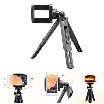 

Portable Travel Smartphone Tripod Mini Telescopic Tripod Stand Mount Holder for Camera Phone Holder Bracket with Phone Clip